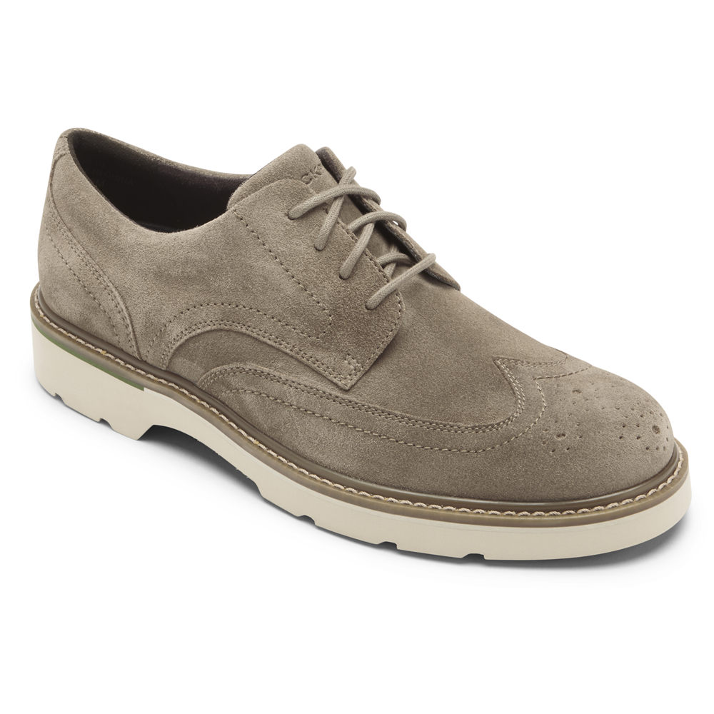 Rockport Sneakers Herr Grå - Charlee Waterproof Wingtip - UTHYI8017